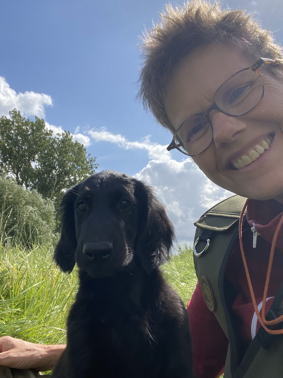 Billie 10 weken trainen in de uiterwaarden